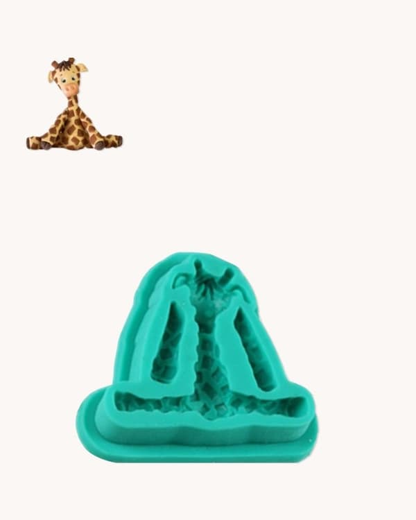 Giraff Silikonform Djungeltårta