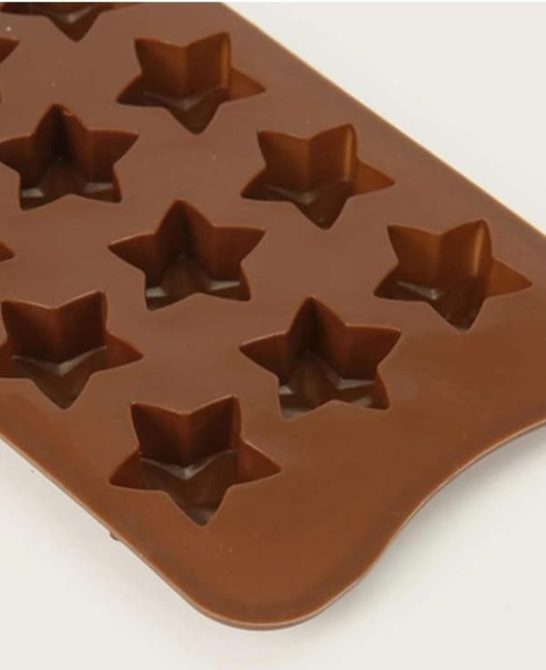 Stjärnor 15st SIlikonform | Chokladform Pralinform