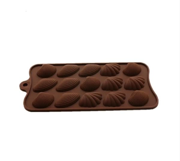 Shells Snäckor Olika 15st Pralin Silikonform Form Choklad