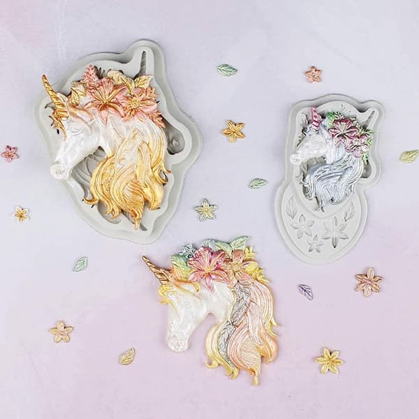 Silikonform Unicorn Häst