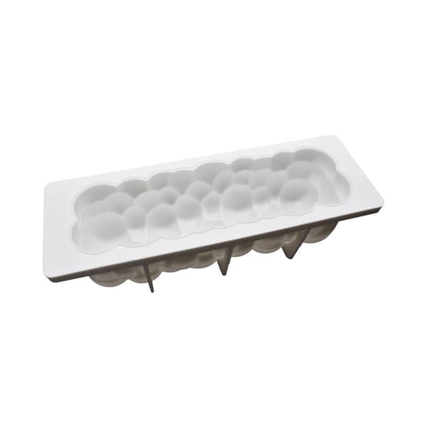3D Bolle avlång SIlikonform  Bubble Mousseform Bubblig