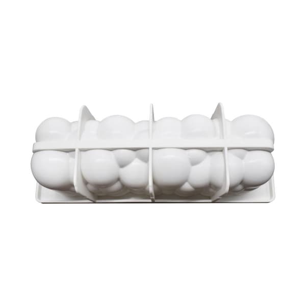 3D Bolle avlång SIlikonform  Bubble Mousseform Bubblig