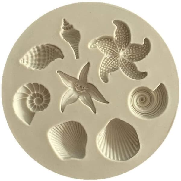 Snäckor Shell Sjöstjärna  Silikonform Form