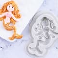 Miniatyrbild 1 av 3: Sjöjungfru Mermaid Silikonform Sealife Form Gjutform