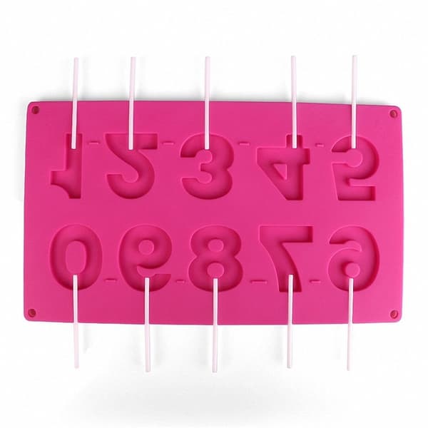 Siffror silikonform | 0-9 Klubbform