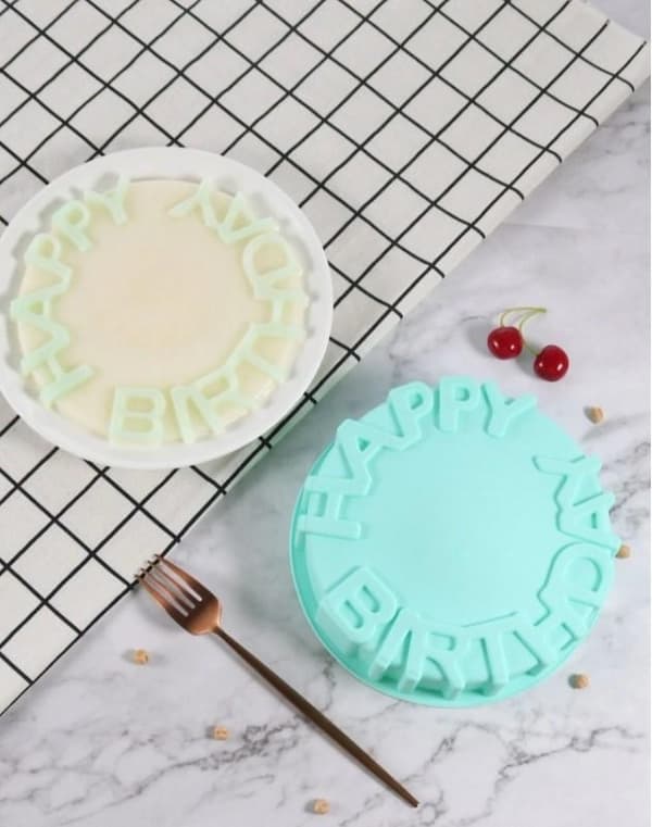 Happy Birthday Bakform Silikonform