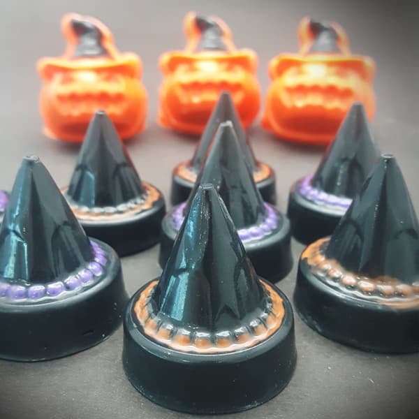 Pralinform Häxhattar Chokladform - Halloween - BWB 9645 - 3 Part Mold