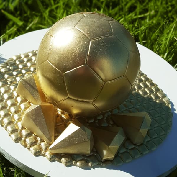 Pralinform Fotboll 300g- Chokladform - BWB 810 - Special 3 Part Mold