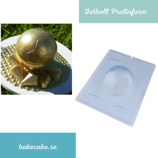 Pralinform Fotboll 300g- Chokladform - BWB 810 - Special 3 Part Mold