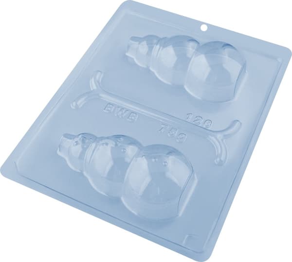 Pralinform Jul Snögubbe Chokladform - BWB 126 - 3 Part Mold