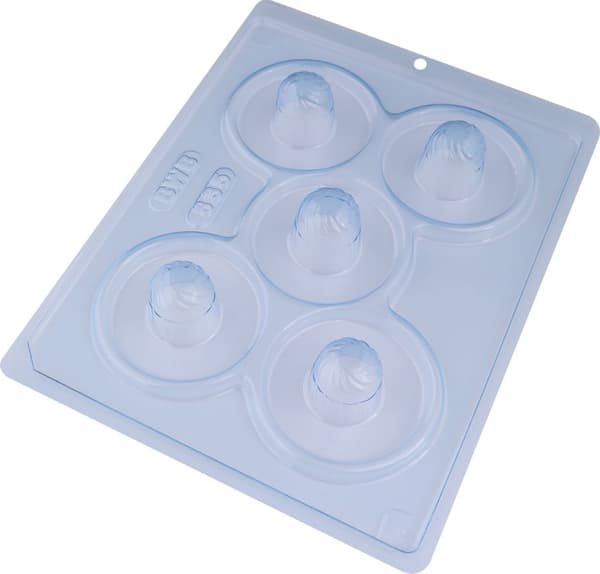 Pralinform Mönstrad Kupol Chokladform - BWB 835 - Special 3 Part Mold