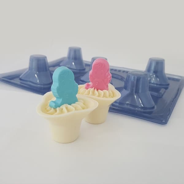 Pralinform Kopp Chokladform - BWB 9458 - Special 3 Part Mold