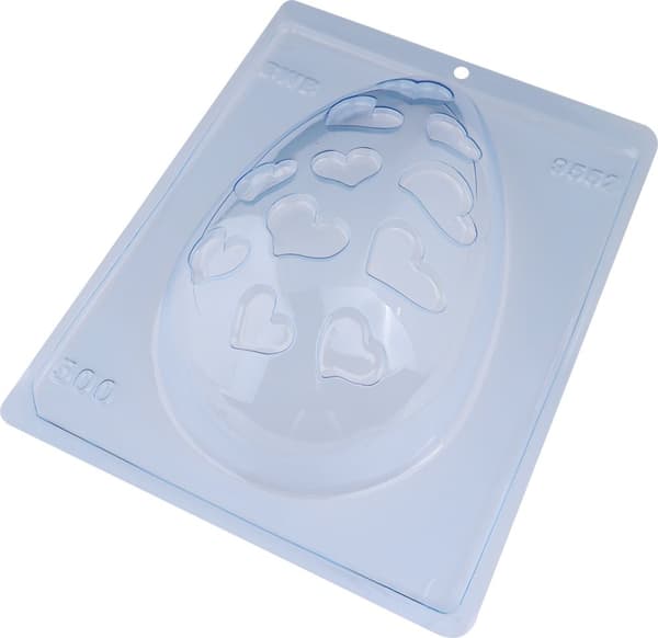Pralinform Mönstrat Ägg 500g - Chokladform - BWB 9552 - Special 3 Part Mold