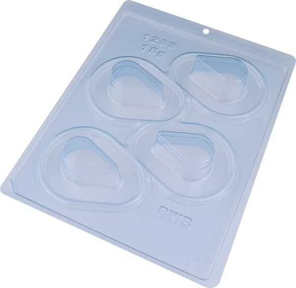 Pralinform Droppform Chokladform - BWB 1233 - Special 3 Part Mold
