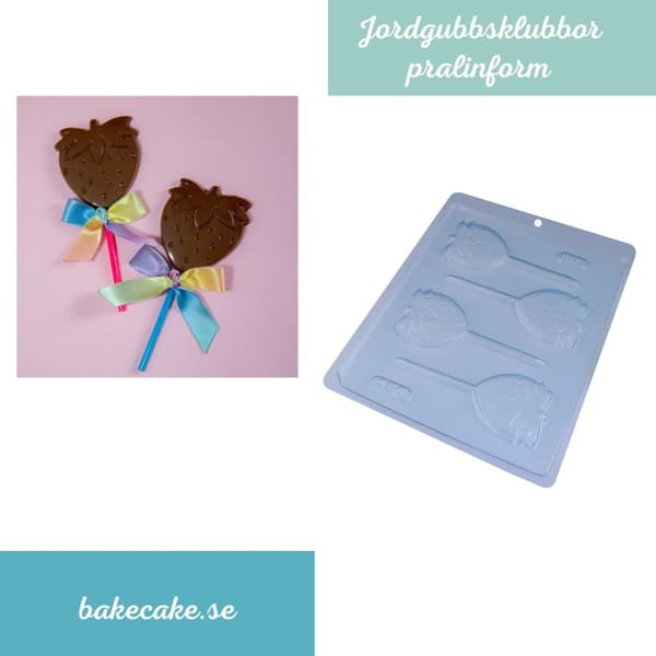 Pralinform Jordgubbe Klubba - Chokladform - BWB 156