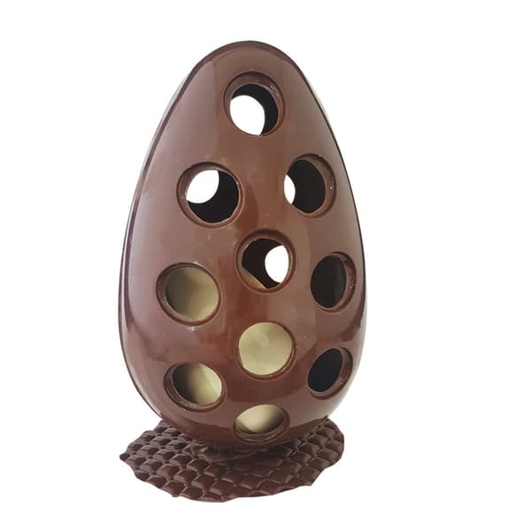 Pralinform Mönstrat Ägg 500g - BWB 9553 - Special 3 Part Mold