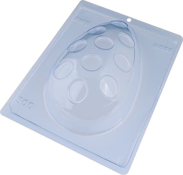 Pralinform Mönstrat Ägg 500g - BWB 9553 - Special 3 Part Mold