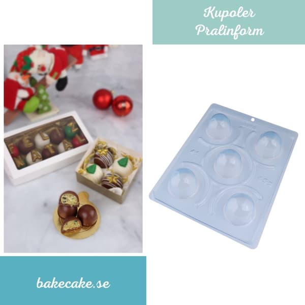 Pralinform Kupol Chokladform - BWB 41 - Special 3 Part Mold