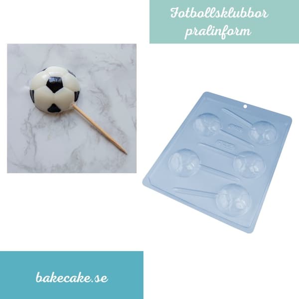 Pralinform Fotboll Klubba Chokladform - BWB 322