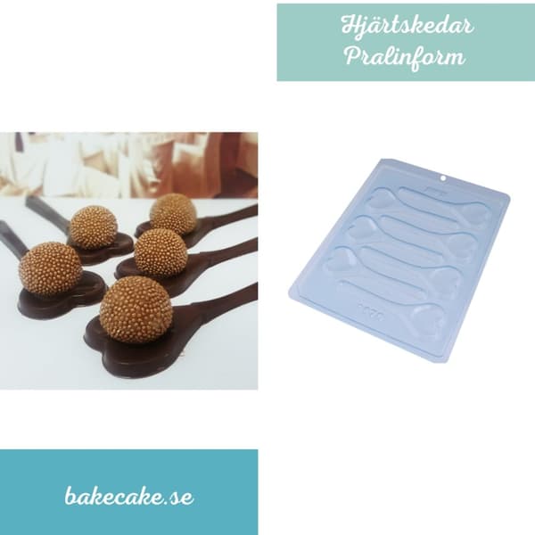 Pralinform Hjärtsked Chokladform - BWB 9670