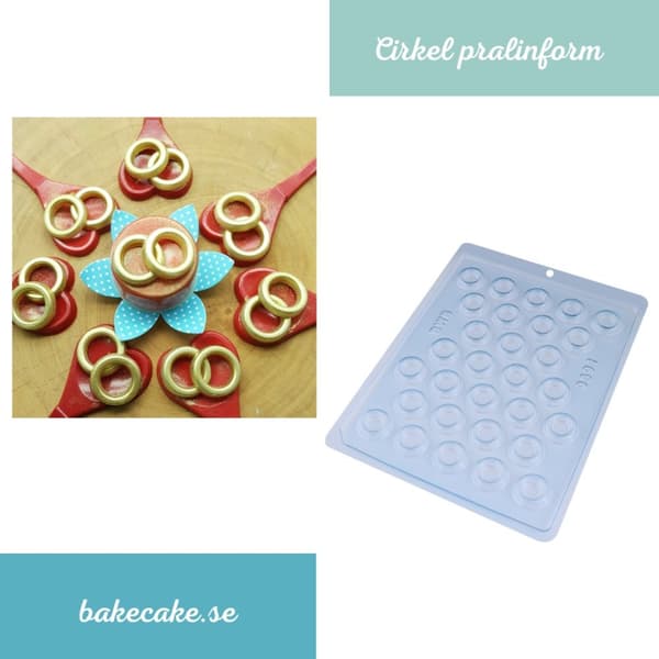 Pralinform Cirkel Chokladform - BWB 9691