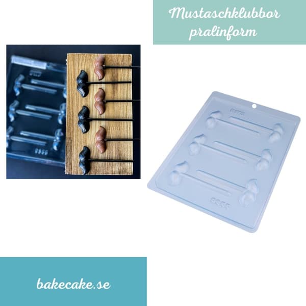 Pralinform Mustasch Chokladform - BWB 9355