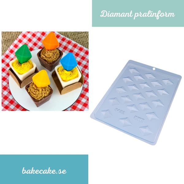 Pralinform Diamant Chokladform - BWB 9422