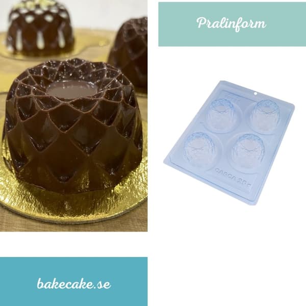 Pralinform Kaksform Chokladform - BWB 10111 - Special 3 Part Mold
