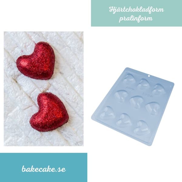 Pralinform Hjärta Chokladform - BWB 1138