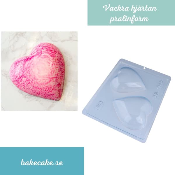 Pralinform Hjärta 200g Chokladform - BWB 20
