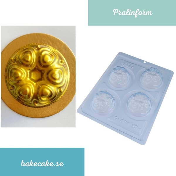 Pralinform Kaksform Chokladform - BWB 10097 - Special 3 Part Mold