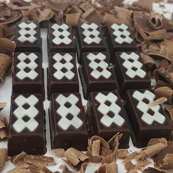 Pralinform Rektangel Chokladform - BWB 9586