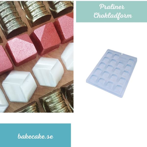Pralinform Fyrkant Chokladform - BWB 9587