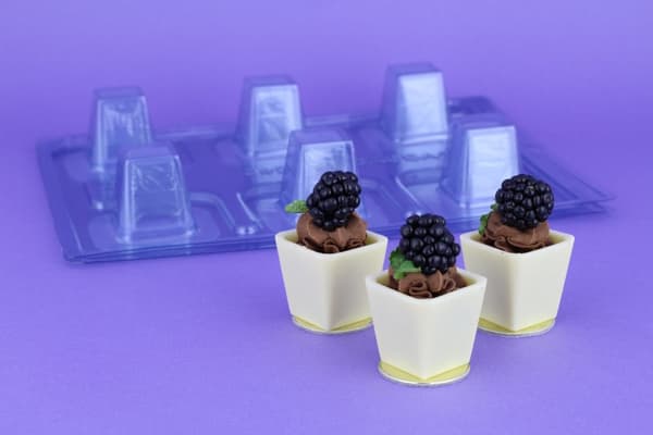 Pralinform Kopp Kupol Chokladform - BWB 9433 - Special 3 Part Mold