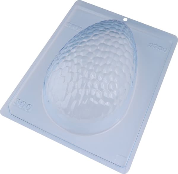 Pralinform Mönstrat Ägg 500g - BWB 9330 - Special 3 Part Mold