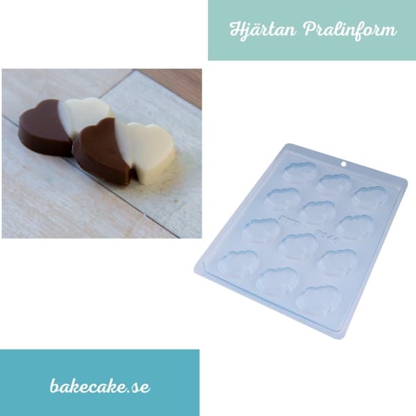 Pralinform Hjärta Chokladform - BWB 9946