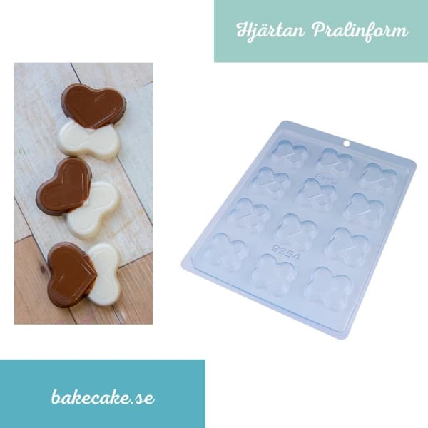 Pralinform Hjärta Chokladform - BWB 9354