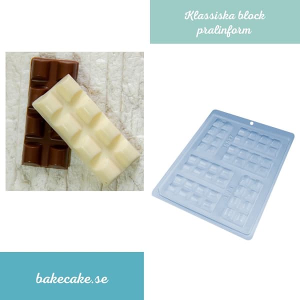 Pralinform Chokladblock Chokladform - BWB 10027