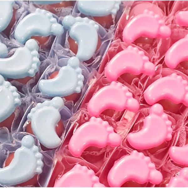 Pralinform Babyfötter Chokladform - Babyshower - BWB 9359