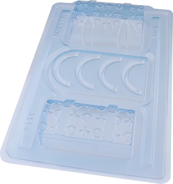 Pralinform Block Väska Chokladform - BWB 3653 - Special 3 Part Mold