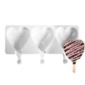Miniatyrbild 5 av 5: Hjärta Glassform, Hjärta Popsicle Silikonform Glassform 3 st Glassar