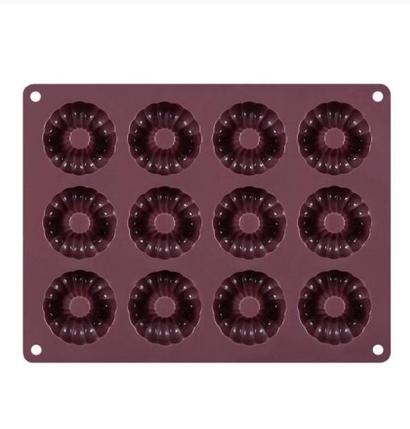 Mini Sockerkakor Munkar 12 st Silikonform | Mousseform