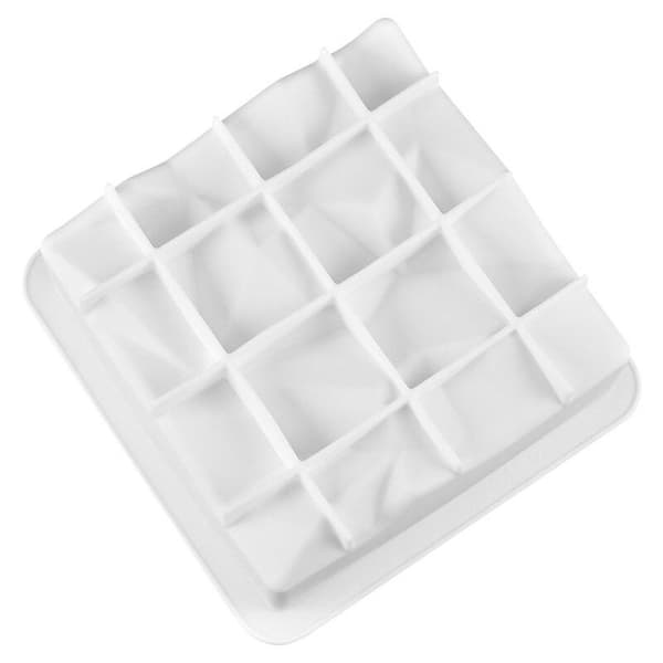 Diamant Fyrkantig Silikonform, Bakform, Chokladform, Mousseform