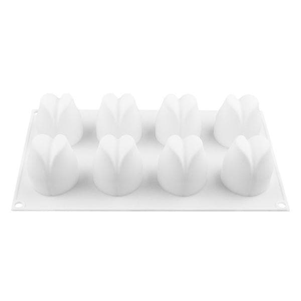 Tulpan Blomma Silikonform Mousseform Chokladform Pralinform