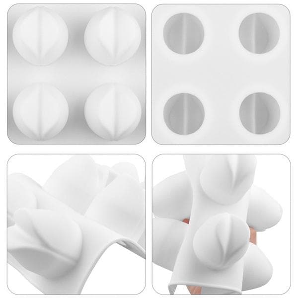 Tulpan Blomma Silikonform Mousseform Chokladform Pralinform