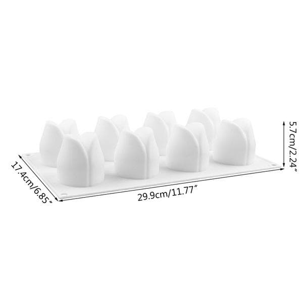Tulpan Blomma Silikonform Mousseform Chokladform Pralinform