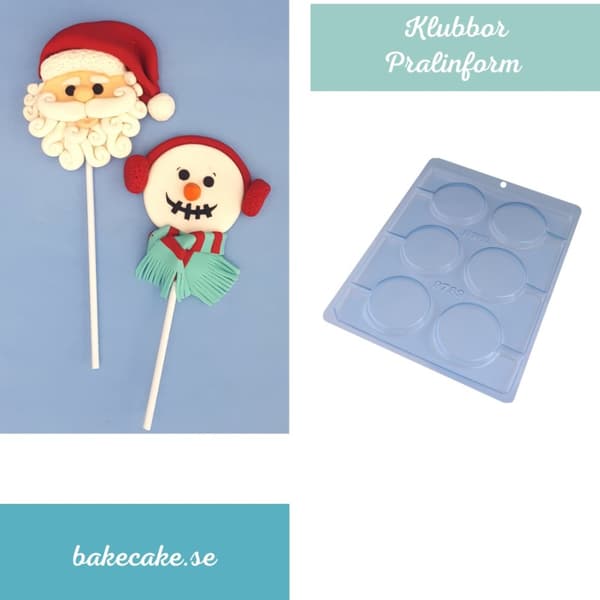 Pralinform Klubbor Chokladform - BWB 9789