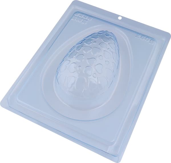Pralinform Ägg Hjärtan 250g - Chokladform - BWB 9336 - Special 3 Part Mold