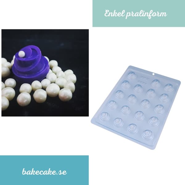 Pralinform Kupol Chokladform - Elegant Dessert - BWB 9531