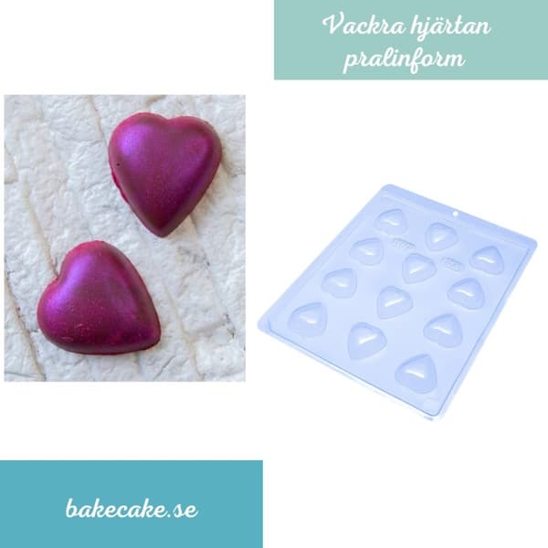 Pralinform Hjärta Chokladform - BWB 25